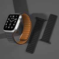 [HOT EWSGWJKKAI HOT] ซิลิโคน Link Loop สายแม่เหล็กสำหรับ Apple Watch Band 49มม. 45มม. 41มม. 44มม. 40มม. 42มม. 38มม. IWatch Series Ultra 8 7 6 SE 5 4 3 2 1