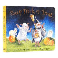 Original English paperboard sheet trick or treat trick or treat lamb trick or treat Liao Caixing audio book list in a jeep the same series of childrens picture books enlightenment books Halloween