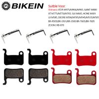 BIKEIN 4 Pairs Resin/ceramic/Full metal MTB Disc Brake Pads For Shimano Deore M595 M596 SLX M665 XT M775/776 XT/R M975 M966 M965 Other Bike parts