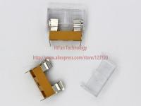 (50pcs/lot) 5x20MM Fuseholder 5x20MM Fuse Holder Fuse Clips With Water Clear Cover Superior Quality Yellow