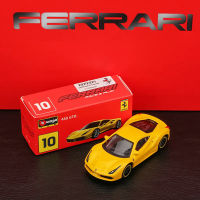 [ตลก NaiNaiKei]Bburago 1:64 Ferrari Series Model Car Collection สำหรับ Laferrarienzo 458 Speciale 488GTB599GTOF40F50