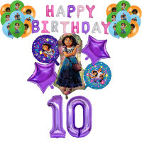 Encanto Latex Balloon Birthday Party Supplies Decor Baby Shower Favor Gift Cartoon Balloon set Birthday Balloon Banner