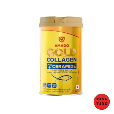 Amado Gold Collagen Ceramide อมาโด้ โกลด์ คอลลาเจน พลัส เซราไมด์ ปริมาณ 150 g.