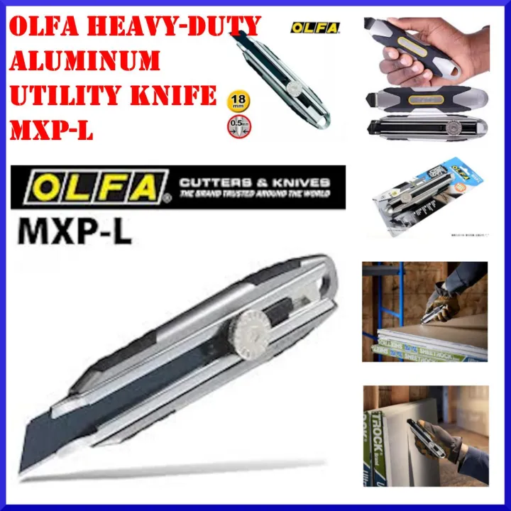 OLFA 18mm HeavyDuty Aluminum Utility Knife (MXPL) Original Made in