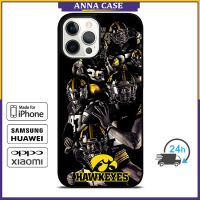 Iowa Hawkeyes Football Phone Case for iPhone 14 Pro Max / iPhone 13 Pro Max / iPhone 12 Pro Max / XS Max / Samsung Galaxy Note 10 Plus / S22 Ultra / S21 Plus Anti-fall Protective Case Cover