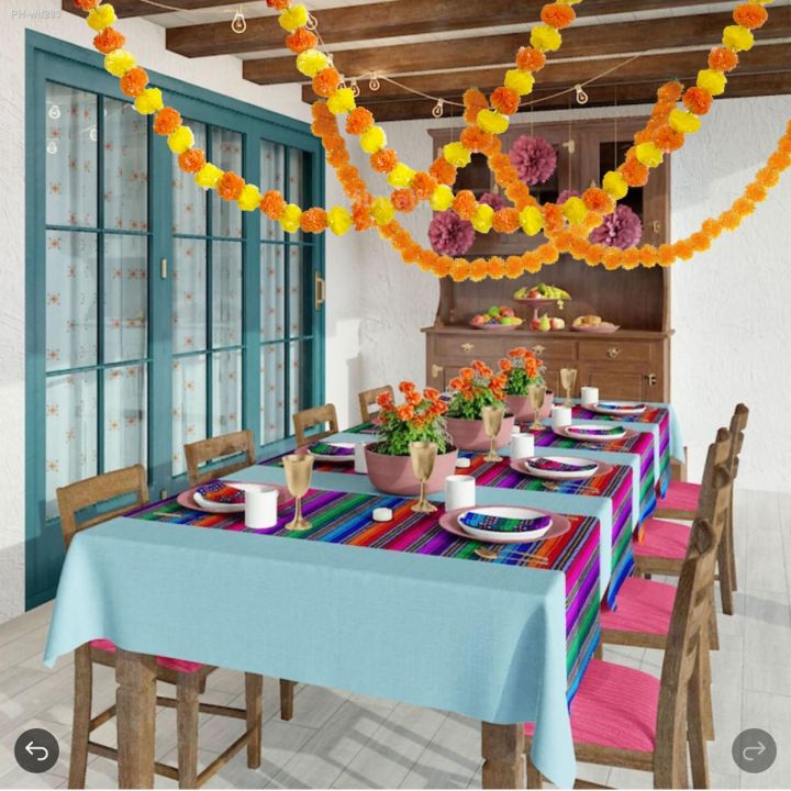 marigold-flower-garland-with-o-flowers-artificial-flowers-for-diwali-home-diy-wreath-garland-craft-decor-wedding-party