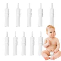 【CW】 10pcs Food Grade TPR Soft Safety Anti Colic Tubes Gas Reliever Baby Accessories Infant Newborn