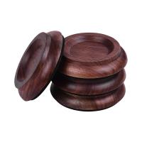 4 ชิ้น/เซ็ตตรงล้อเลื่อนสำหรับเปียโนถ้วยรองแก้ว Solid Wood Anti-SLIP EVA Pad