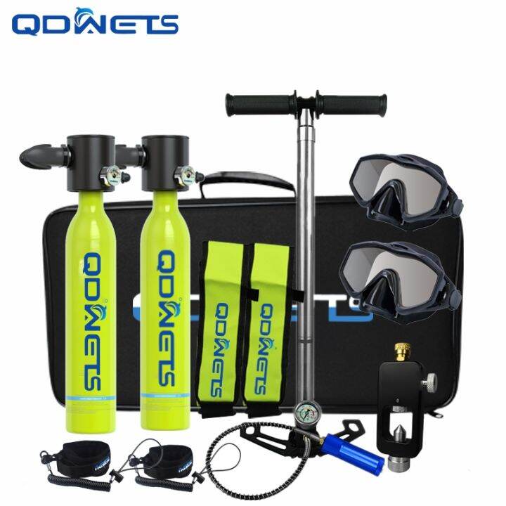 QDWET Mini Scuba Diving Tank Equipment Dive Cylinder with 510Minutes