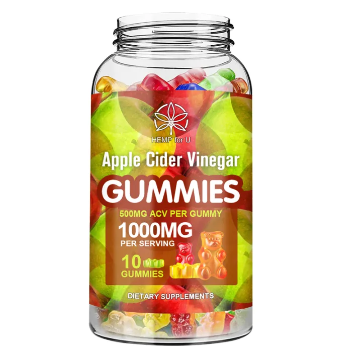 Apple Cider Vinegar Gummies Fast Ketogenic Detox Food Sugar Relief