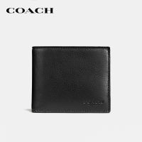 COACH กระเป๋าสตางค์ผู้ชายรุ่น 3-In-1 Wallet สีดำ 74991BLK