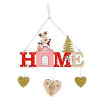 Christmas Wooden Hanging Ornaments Pendant Merry Christmas Decorations for Home 2021 Xmas Tree Gifts New Year 2022