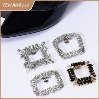 YEWANG326เป็นคู่ผู้หญิงเสน่ห์คริสตัลสตรีเครื่องประดับคลิปรองเท้า Rhinestones คลิปตกแต่งหัวเข็มขัดรองเท้า