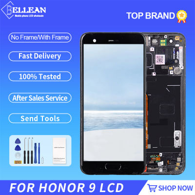 5.15นิ้วสำหรับ Honor 9จอแสดงผล Lcd Touch Panel Glass Screen Digitizer Assembly พร้อมกรอบ