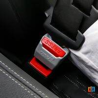 Time Zones หัวเสียบเข็มขัดนิรภัยเพื่อตัดเสียงเตือนที่เสียบ หัวเสียบเบลล์หลอก Car seat belt plug