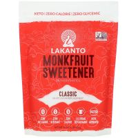 "Classic" Lakanto, Monkfruit Sweetener with Erythritol (454 g) น้ำตาลหล่อฮังก้วย,น้ำตาลหล่อฮังก๊วย, น้ำตาลคีโต