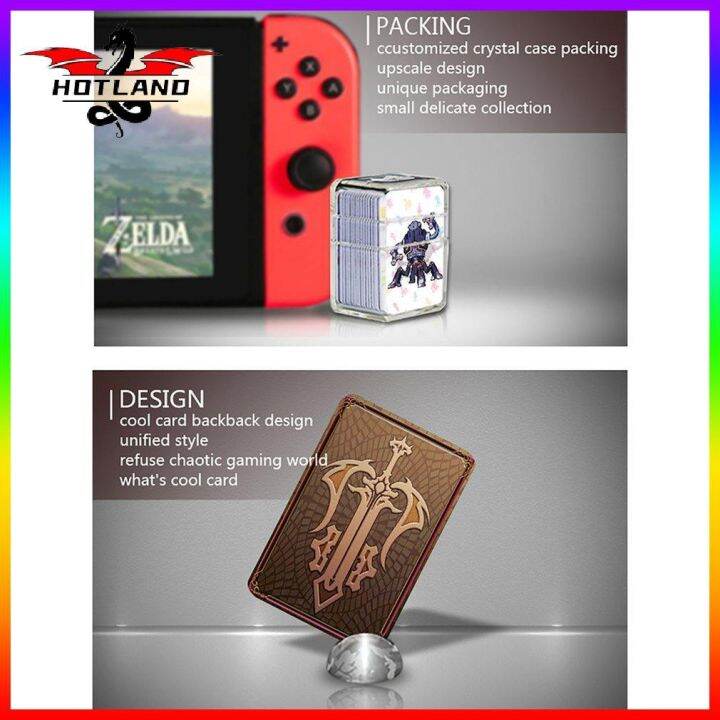 เครื่องเกม-mini-22pc-pvc-card-the-legend-of-zelda-breath-of-the-wild-wolf-link-for-amiibo