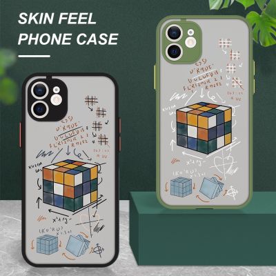 Phone Case OPPO Realme C2 Q3 8 7 Pro 7i 6i Realme Q 6 5 Pro C11 Q3i 5i C15 C12 C20 A1K C25 C3 Rubiks Cube Formula Graffiti