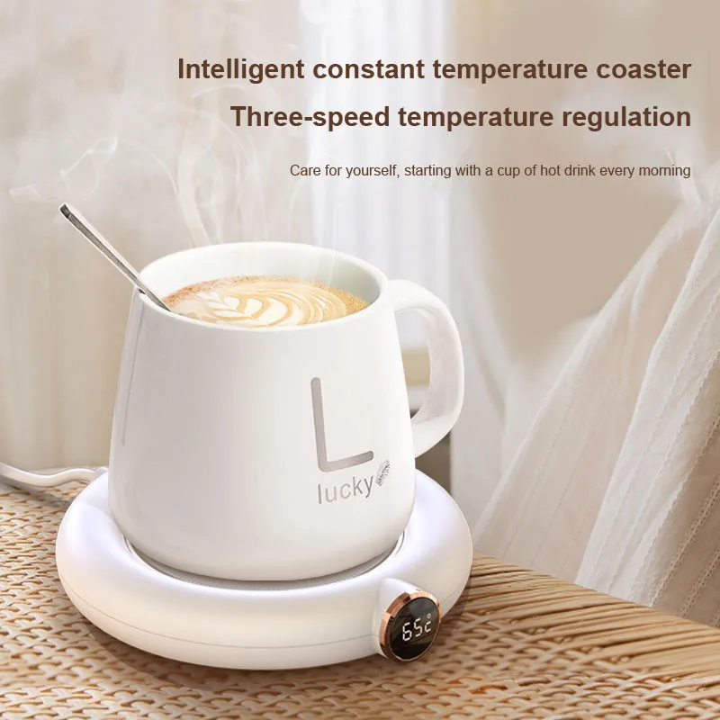 Smart Mini Usb Cup Warmer 3 Gear Heating Coaster For Coffee - Temu