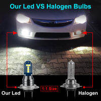 H7 LED Fog Light Bulbs for car LED Nebbia Lamp 3030 SMD 6000k White 12V 24V Auto Day Driving Running Lamp Super Bright CE ROHS