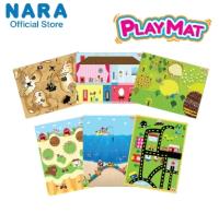 NARA PLAYMAT แผ่นพลาสติกรองปั้น แผ่นใหญ่ สีสวยสดใส แกะดินน้ำมันออกง่าย *มีให้เลือก 6 ลาย*