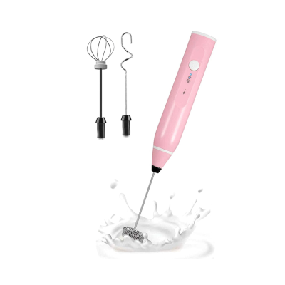Mini Electric Handheld Milk Frother Electric Blender with USB Electrical Maker Whisk Mixer for Milk Frother Cappuccino White
