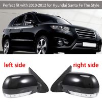 Car Side Door Power Rear View Mirror Assembly for-Hyundai Santa Fe 2007-2012 LED Side Rearview Mirror