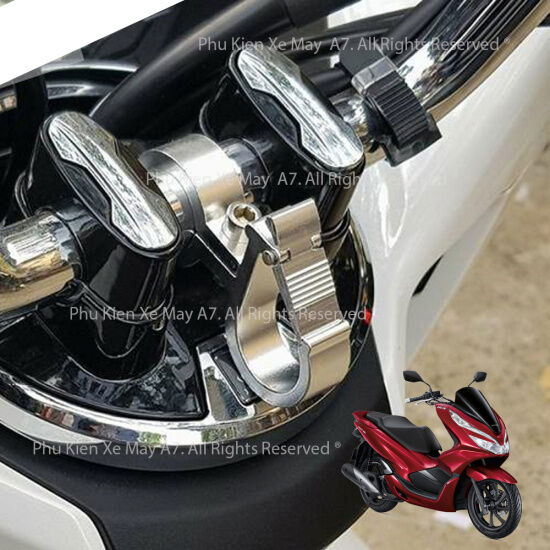 Móc treo ghi đông pcx nhôm - t10 - ảnh sản phẩm 1