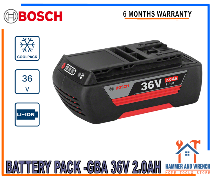 Authentic BOSCH Battery Pack 36V 2.0Ah GBA36V 2.0AH Lazada Singapore