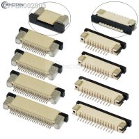 ☎☁♈ 10pcs FPC Connector 0.5mm/1.0mm Pitch Drawer type Upper/ Bottom contact Type Socket FFC Flat Cable Socket 4P 5P 6P 8P 10P-60Pin