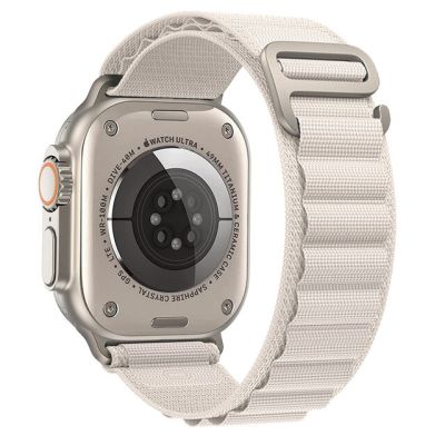 Alpine Loop สำหรับสายคาด Apple Watch 44มม. 45มม. 40มม. 41มม. 42มม. สร้อยข้อมือ Ultra 49มม. 45มม. Corirea Watch Series 8 7 SE 6 5 4 3สายรัด