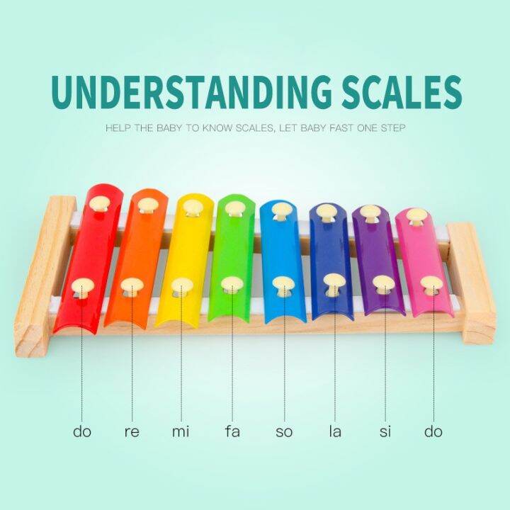 XYLOPHONE WOODEN KIDS MUSICAL INSTRUMENT Pop it tiktok Lazada PH