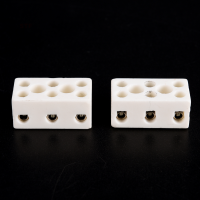 STF ใหม่2pcs 8 Hole 2W8H High Temperature resistant Ceramic Terminal BLOCK 15A 250V