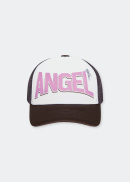 NÓN TRUCKER ANGEL LOGO ĐEN