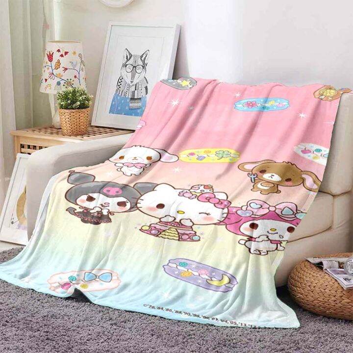 cartoon-melody-cute-blanket-sofa-cover-office-nap-air-conditioning-flannel-soft-keep-warm-can-be-customized-3