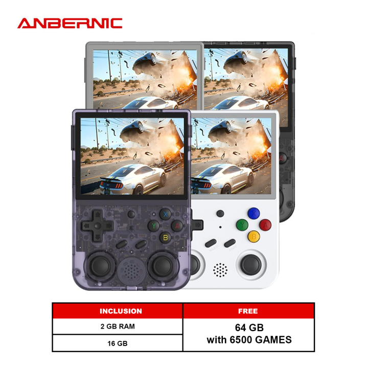 Anbernic RG353V Retro Games 3.5 Inches Handheld Game Console Emulator ...