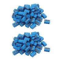 200PCS Blue ABS KF301-3P 5.08mm 3 Pin Connect Terminal Screw Terminal Connector