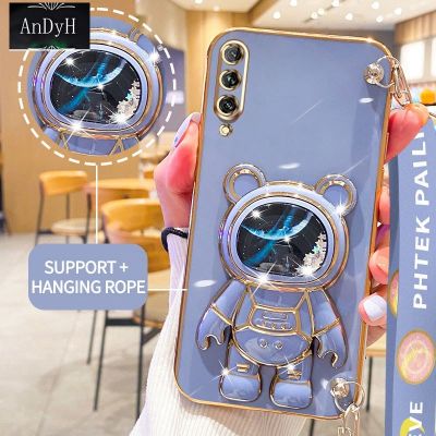 AnDyH&nbsp;Casing&nbsp;For Huawei Y9S Y7A Y6P 2020 Phone&nbsp;Case&nbsp;Cute&nbsp;3D&nbsp;Starry&nbsp;Sky&nbsp;Astronaut&nbsp;Desk&nbsp;Holder&nbsp;with lanyard