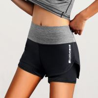 Summer Yoga Shorts Women Casual Stretch Strethcy Patchwork Sport Yoga Short Pants Clothes Outdoor Running Sport Shorts Fitness