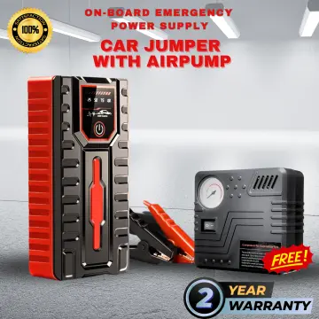Car Jump Starter Air Pump Portable Air Compressor Multi Function