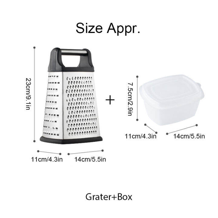 2021four-side-box-grater-vegetable-slicer-tower-shaped-potato-cheese-grater-multi-purpose-vegetable-cutter-kitchen-accessories