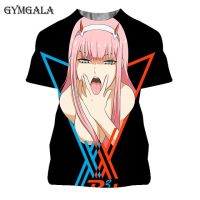 3D Darling in Franxx T Hawaihentai Sake Zero Strapon T-shirt Tahiro Mens Pullover Hentai