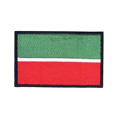 Republic of Tatarstan Patches Armband Embroidered Patch Hook &amp; Loop Iron On Embroidery  Badge Military Stripe Replacement Parts
