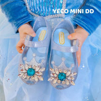 【ready stock】Summer girl princess sandals jelly shoes kids sandals crystal shoes