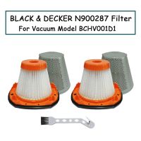 2 Pcs Black and Decker Filter N900287 Replacement For Cordless Hand Dustbuster Vacuum BCHV001D1 Part Accessory