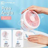 Cafele Timed Mini Usb Fan Portable Strong Wind Cooling Table Fan 360 Rotation Adjustable Air Blower For Office Household Travel