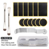 【CW】 Flat Tire Repair Set Rubber Piece Cycling Puncture Mountain Road