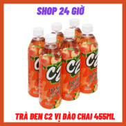 Trà Đen C2 Vị Đào 1 Lốc 6 Chai