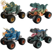 Q160 Kids Remote Control Dinosaur Car With Light Spray 2.4 GHz Rechargeable Rc Stunt Off-road Vehicle Toys For Kids Birthday Gifts