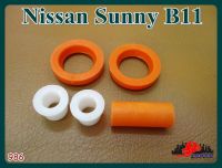 NISSAN SUNNY B11 GEAR BUSHING "ORANGE" SET (5 PCS.) (986) // บูชคันเกียร์ สีส้ม สินค้าคุณภาพดี